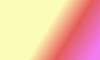 Design einfach Pastell- Gelb Rot und Rosa Gradient Farbe Illustration Hintergrund foto