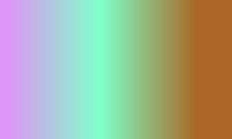 Design einfach Cyan, Braun und Rosa Gradient Farbe Illustration Hintergrund foto