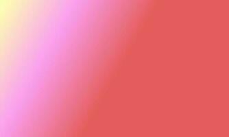 Design einfach Pastell- Gelb Rot und Rosa Gradient Farbe Illustration Hintergrund foto