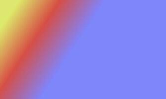 Design einfach Blau Gelb und rot Gradient Farbe Illustration Hintergrund foto