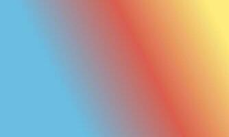 Design einfach Pastell- Gelb / Blau und rot Gradient Farbe Illustration Hintergrund foto