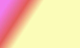 Design einfach Pastell- Gelb Rot und Rosa Gradient Farbe Illustration Hintergrund foto