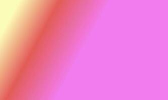 Design einfach Pastell- Gelb Rot und Rosa Gradient Farbe Illustration Hintergrund foto