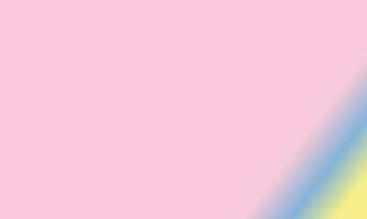 Design einfach Rosa pastell, gelb und Blau Gradient Farbe Illustration Hintergrund foto