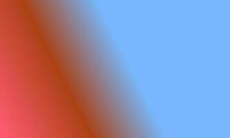 Design einfach blau, braun und rot Gradient Farbe Illustration Hintergrund foto