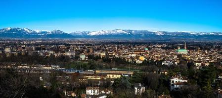 schneebedeckte Vicenza-Panoramen