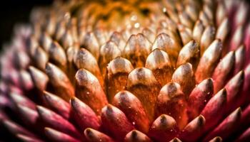 Scharf Dornen schützen das reif Obst auf versetzt Artischocke Pflanze generiert durch ai foto