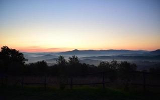 eine toskanische Landschaft foto