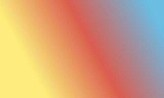 Design einfach Pastell- Gelb / Blau und rot Gradient Farbe Illustration Hintergrund foto