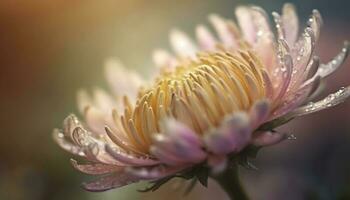 Schönheit im Natur schließen oben von Lotus Knospe generiert durch ai foto