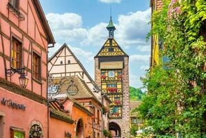 Landschaft von Elsass Region im Frankreich foto