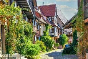 Landschaft von Elsass Region im Frankreich foto