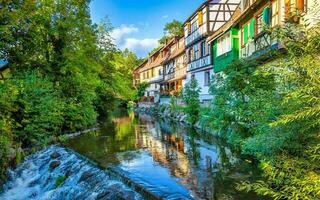 Landschaft von Elsass Region im Frankreich foto