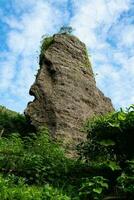 jeju Insel, Süd Korea. schön seongsan ilchulbong beim jeju Tun, jeju Insel. foto