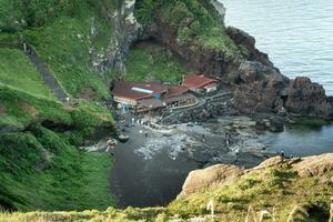 jeju Insel, Süd Korea, jun. 04, 2023. schön seongsan ilchulbong beim jeju Tun, jeju Insel. foto