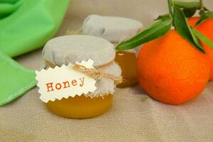 Mandarine blühen Honig foto