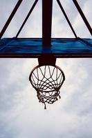 Straßenbasketballkorbsportausrüstung foto