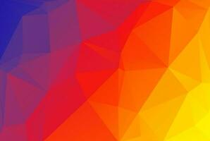 polygonal Muster dreieckig poly Textur mehrfarbig Polygon gestalten Hintergrund Kunst foto