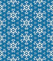 Weiß Blau abstrakt Blume Volk ethnisch Muster auf Blau Hintergrund foto