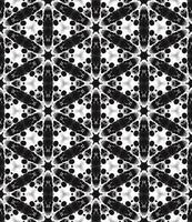 schwarz und Weiß Blume Kreuz abstrakt Linien Volk Muster Hintergrund foto