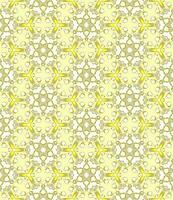 Weiß Gelb Blühen Blume Muster auf Gelb Hintergrund foto