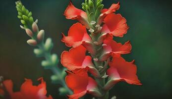 Natur Schönheit im ein beschwingt Blume Strauß generiert durch ai foto