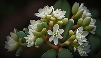 Natur Schönheit ein üppig Grün Pflanze Sprossen generiert durch ai foto