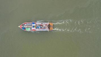 Luftbild Fischerboot