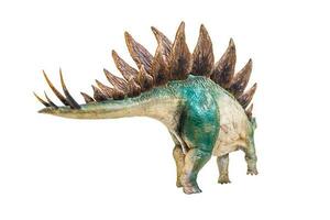 Dinosaurier , Stegosaurus auf isoliert Hintergrund foto