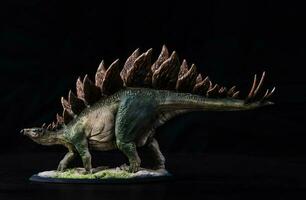 Dinosaurier Stegosaurus im das dunkel foto