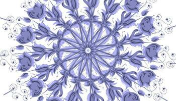 Illustration von lila lila Mandala Motiv Hintergrund foto