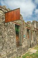 das alt Ruinen von das Stadt, Dorf oradour-sur-glane im Frankreich. foto