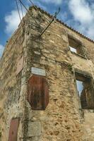 das alt Ruinen von das Stadt, Dorf oradour-sur-glane im Frankreich. kann 23 2023. foto