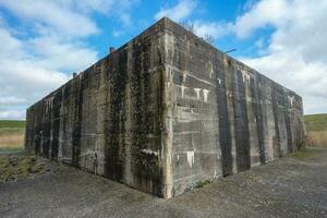 Batterie fiemel. Deutsche Bunker von Wort Krieg zwei. foto