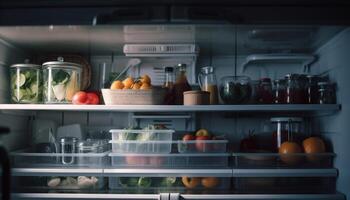 frisch Gemüse und Obst zum gesund Kochen generiert durch ai foto