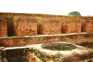 Ruinen von Nalanda Universität foto