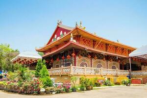 Kapelle Tempel bunt Medthathum thailändisch Chinesisch foto