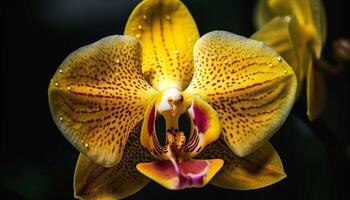 exotisch Motte Orchidee Zweig, Eleganz im Natur generiert durch ai foto