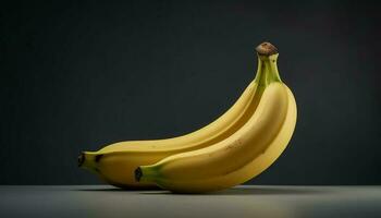 reif Banane, ein gesund Snack zum ein frisch und organisch Lebensstil generiert durch ai foto