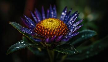 beschwingt Wildblume Wiese Vitrinen Zerbrechlichkeit und Schönheit im Natur generiert durch ai foto