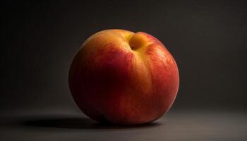 saftig, reif Apfel ein gesund Snack von Natur Kopfgeld generiert durch ai foto