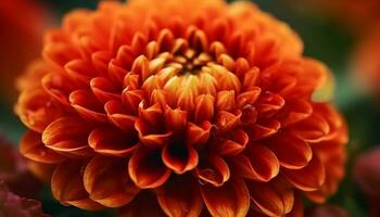 beschwingt Dahlien blühen im Natur Schönheit, ein Geschenk von Romantik generiert durch ai foto