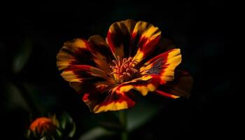 beschwingt Wildblume Strauß Vitrinen Herbst Schönheit im Natur draußen generiert durch ai foto