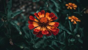 beschwingt Wildblume Wiese Vitrinen Schönheit im Natur bunt Strauß generiert durch ai foto