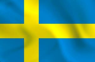 Schweden Flagge Illustration Bild foto