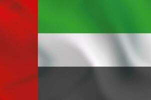 vereinigt arabisch Emirate Flagge Illustration Bild foto