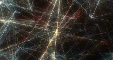 abstrakt Gelb Energie Linien Dreiecke magisch hell glühend futuristisch Hi-Tech Hintergrund foto