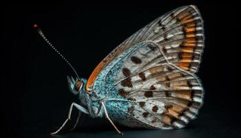 entdeckt Schmetterling Schönheit im Natur, fliegend elegant generiert durch ai foto