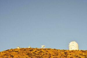 das teide-observatorium auf teneriffa foto