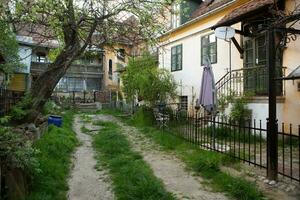 ein schön mittelalterlich Zitadelle Stadt von sighisoara im das Herz von Rumänien, Siebenbürgen Reise Ziel im östlichen Europa. foto